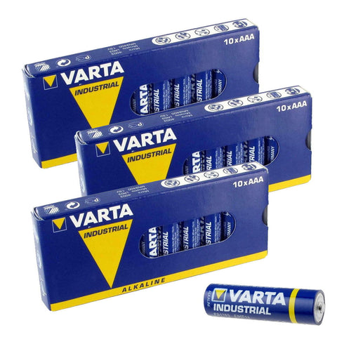 Varta AAA Industrial Alkaline Batteries LR03, 4003 - All Packs - TradeNRG UK
