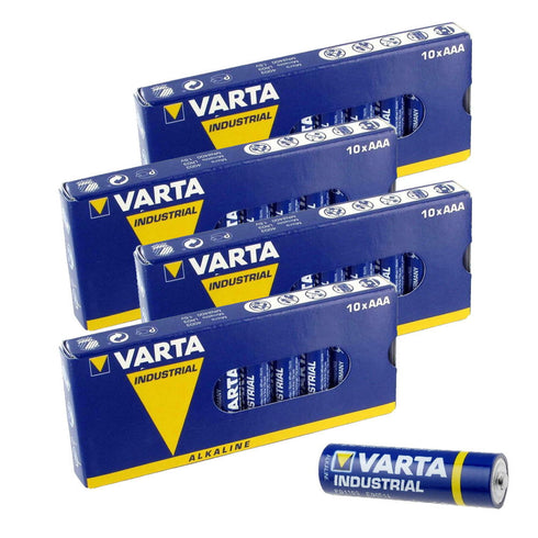 Varta AAA Industrial Alkaline Batteries LR03, 4003 - All Packs - TradeNRG UK