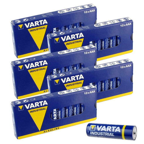 Varta AAA Industrial Alkaline Batteries LR03, 4003 - All Packs - TradeNRG UK