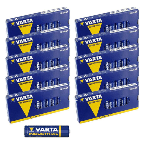 Varta AAA Industrial Alkaline Batteries LR03, 4003 - All Packs - TradeNRG UK