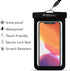Waterproof Phone Case, Waterproof phone pouch Dry Sealed Bag with Lanyard for Mobile Phones Samsung, iPhone 15/14/13/12/11/XS/Max/XR/X Galaxy S10 for Beach Swimming Fishing Hiking Surfing 1Pack Clear - TradeNRG UK