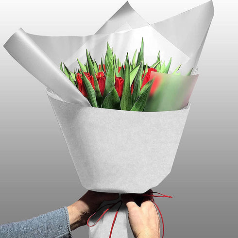 White Acid-Free Tissue Paper 50cm x75cm Large Gift Wrap Eco Friendly - TradeNRG UK