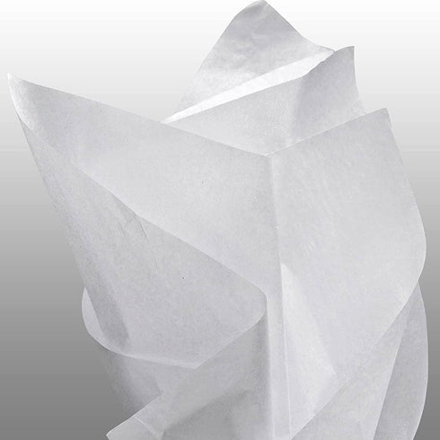 White Acid-Free Tissue Paper 50cm x75cm Large Gift Wrap Eco Friendly - TradeNRG UK