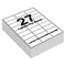White Address Printer Labels - 27 Labels per Sheet - 64mm x 30mm - TradeNRG UK