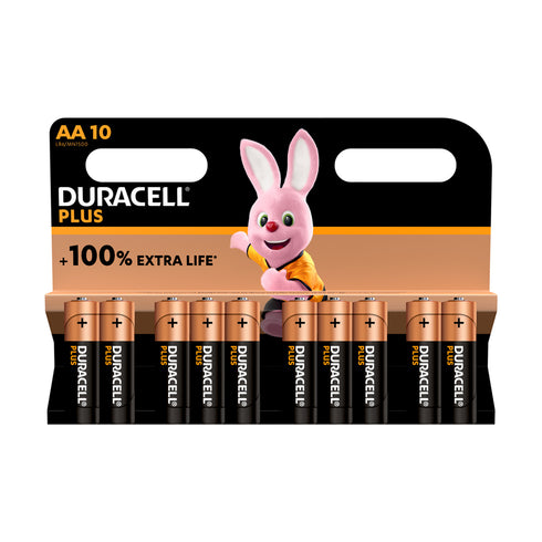 Duracell Plus Power AA Alkaline LR6 Batteries MN1500 1.5 Volt Multipack