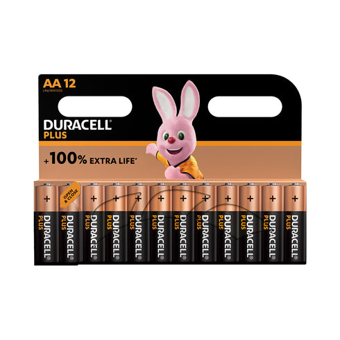 Duracell Plus Power AA Alkaline LR6 Batteries MN1500 1.5 Volt Multipack
