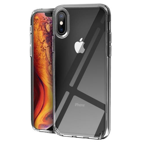 iPhone X / iPhone XS Clear Transparent Hard Back Case Cover - TradeNRG UK