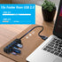 iSOUL 2-in-1 3.0 Hub 4-Port USB Hub Powered with LED Switches USB-C Hub - TradeNRG UK