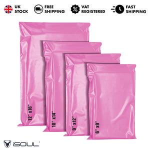 iSOUL 60 Mixed Size Mailing Bags Self-Seal Closure Postage Bags Envelopes for Posting Clothes, Tempered Proof, and Secure Medium Postal Packaging Bags - TradeNRG UK