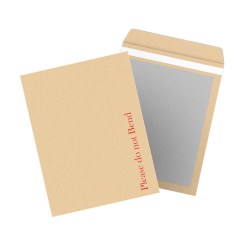 iSOUL A3 / A4 / A5 / A6 Do not Bend Envelopes Hard Board Back Manilla Envelope Brown - TradeNRG UK