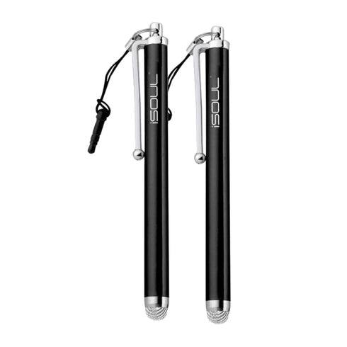 iSOUL Capacitive Touchscreen Stylus Pen for Tablets & Smartphones Black - TradeNRG UK
