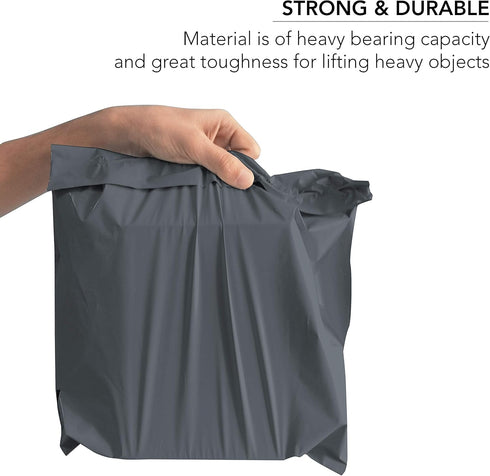 iSOUL Grey Mailing Bags - Strong Poly Packaging Postage & Shipping Bag - TradeNRG UK