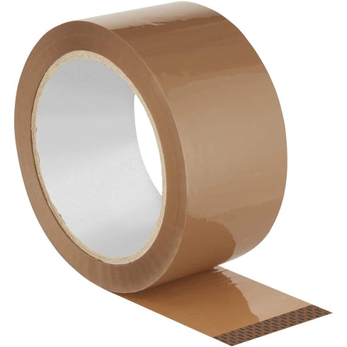 iSOUL Packing Tape 6 Rolls Per Pack - Heavy Duty Brown Packaging Tape for Parcels and Boxes - TradeNRG UK