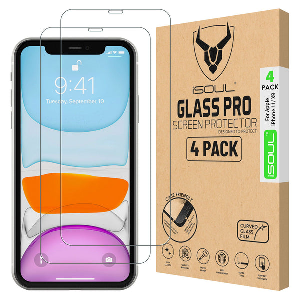 iSOUL Screen Protector For iPhone 11 / XR Tempered Glass Screen Guard - TradeNRG UK
