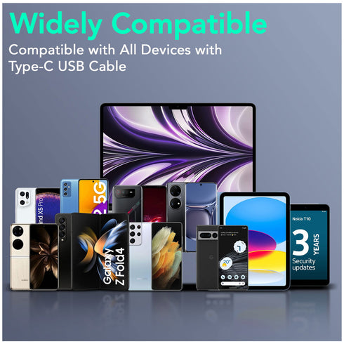 iSOUL USB C to C Cable with 60W 3A Power Delivery for Fast Charging - TradeNRG UK