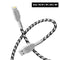 iSOUL iPhone Nylon Braided Lightning Charging Data Cable Fast Sync - TradeNRG UK
