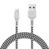 iSOUL iPhone Nylon Braided Lightning Charging Data Cable Fast Sync - TradeNRG UK