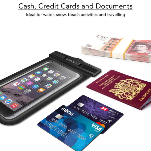 iSOUL smartphone Underwater Case 360 Cover Waterproof Case Dry Bag Pouch - TradeNRG UK