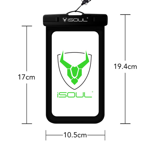 iSOUL smartphone Underwater Case 360 Cover Waterproof Case Dry Bag Pouch - TradeNRG UK
