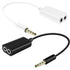 iSoul Best 3.5 mm Dual Audio Splitter Jack Cable For Earphone Headphone - TradeNRG UK