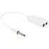 iSoul Best 3.5 mm Dual Audio Splitter Jack Cable For Earphone Headphone - TradeNRG UK