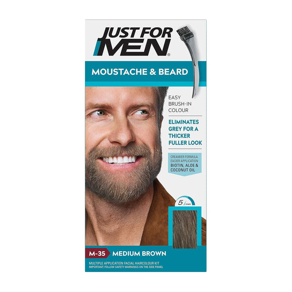 Just For Men Moustache & Beard Dye Medium Brown M35