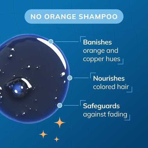 Fanola Wonder No Orange Shampoo for Blonde & Light Brown Hair 1000ml
