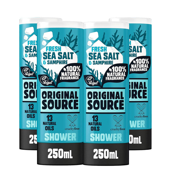 Original Source Sea Salt and Samphire Vegan Shower Gel 250ml Multipacks