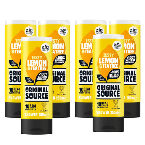 Original Source Lemon & Tea Tree Shower Gel 250ml Multipacks