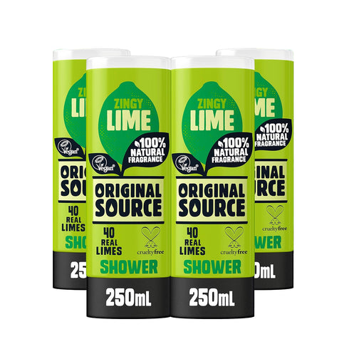Original Source Zingy Lime Shower Gel 250ml Multipacks