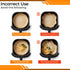 iSOUL Air Fryer Liners, 6.3 inch Round Air Fryer Disposable Paper Liners 50 Pack