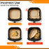 iSOUL Air Fryer Liners Rectangular Air Fryer Disposable Paper Liners 120 Pack