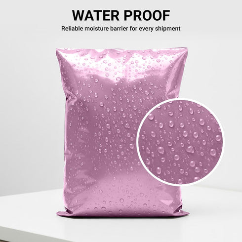 65 Mixed Parcel Bags Baby Pink, Mailer Bags Tamper-Proof Strong Postal Packaging Bags for Shipping, Mailing & Delivery, 4 Sizes Small to Large Bags, 15 Each