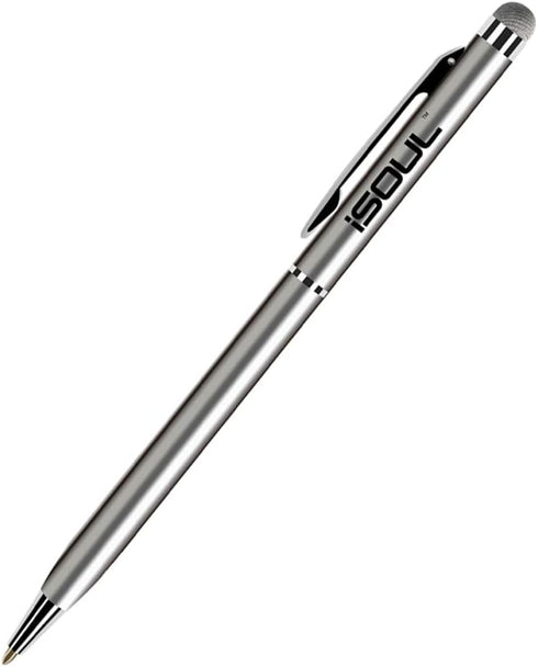 ISOUL Stylus Pen, Pack of 10, for Touch Screens, Compatible with Apple iPad, iPhone, Samsung Galaxy, Oneplus, Pixel, Mobile Phones & Tablets - Silver