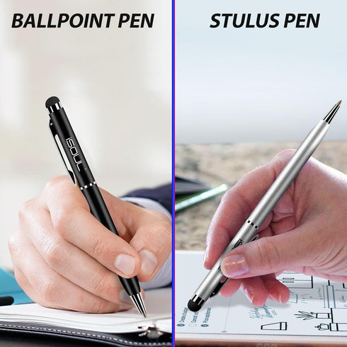 iSOUL Stylus Touch Pen, Pack of 10 for Touch Screens - Compatible With Apple iPad, iPhone, Samsung Galaxy, Oneplus, Pixel, Mobile Phones & Tablets - Rainbow