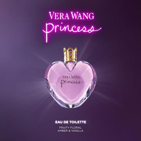Vera Wang Princess Eau de Toilette 50 ml – Fruity Floral Scent, Romantic Vanilla-Gourmand