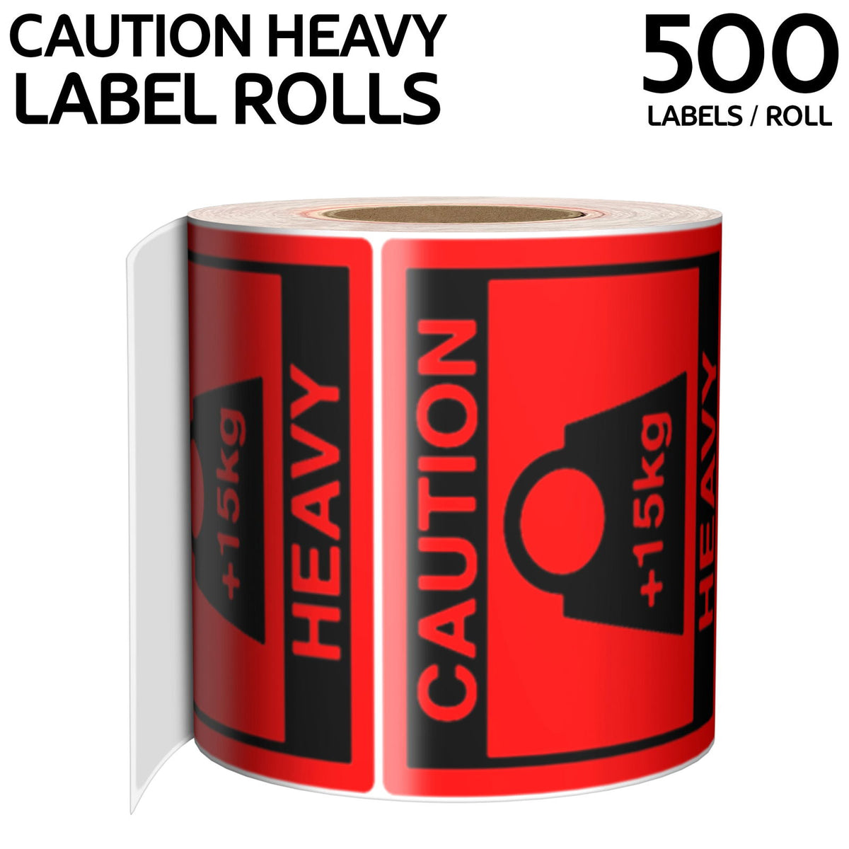 Red Warning Heavy-Duty Self-Adhesive Warning Labels for Secure Shippin ...